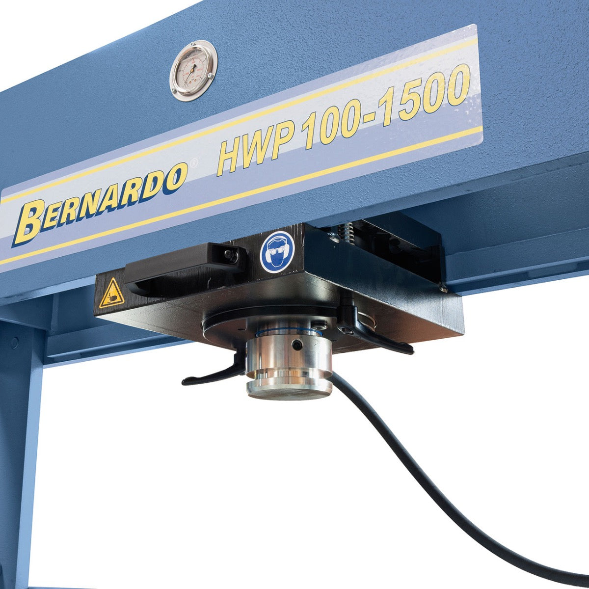 BERNARDO Hydraulische Werkstattpresse mit verschiebbarem Zylinder – Modell HWP 100-1500