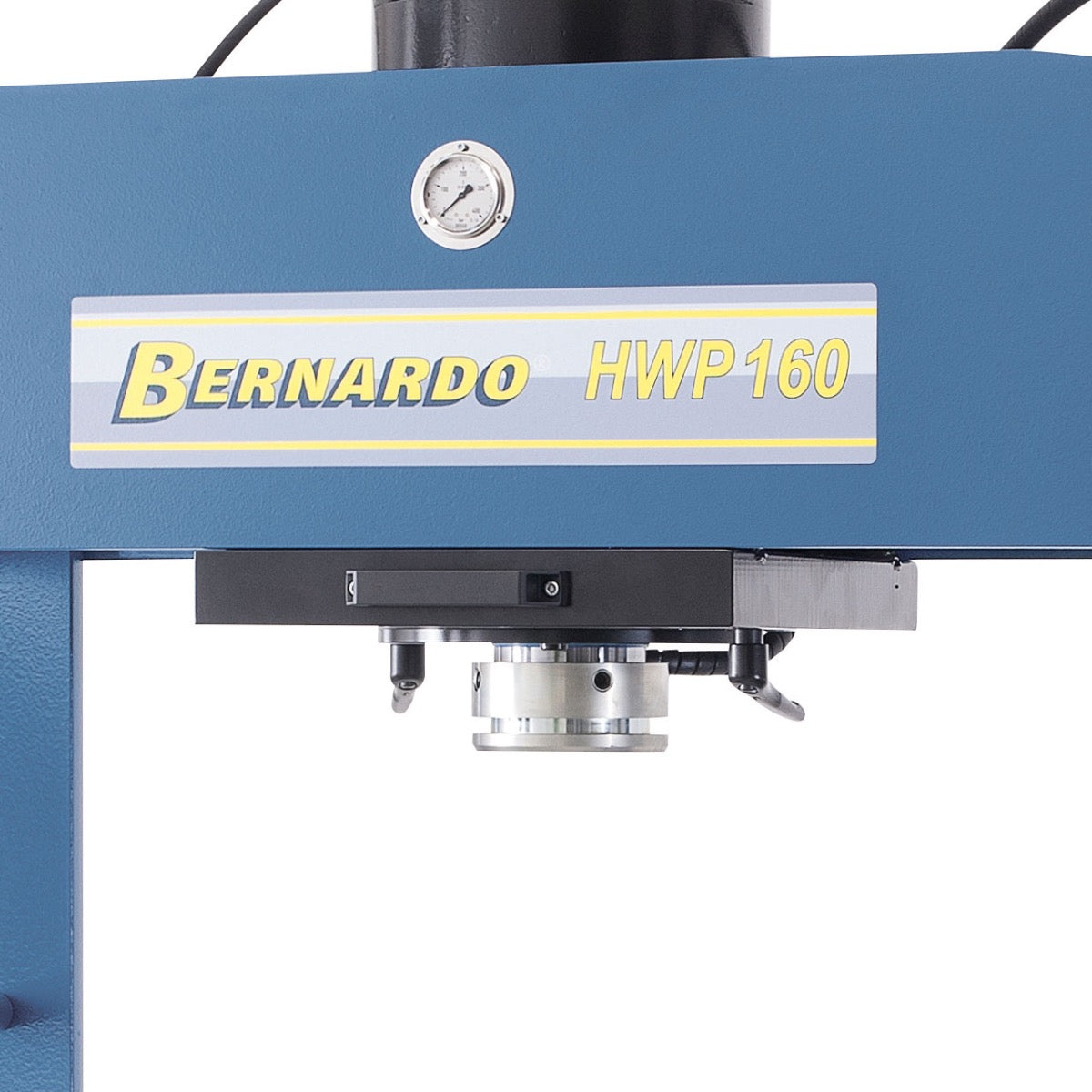 BERNARDO Hydraulische Werkstattpresse mit verschiebbarem Zylinder – Modell HWP 160