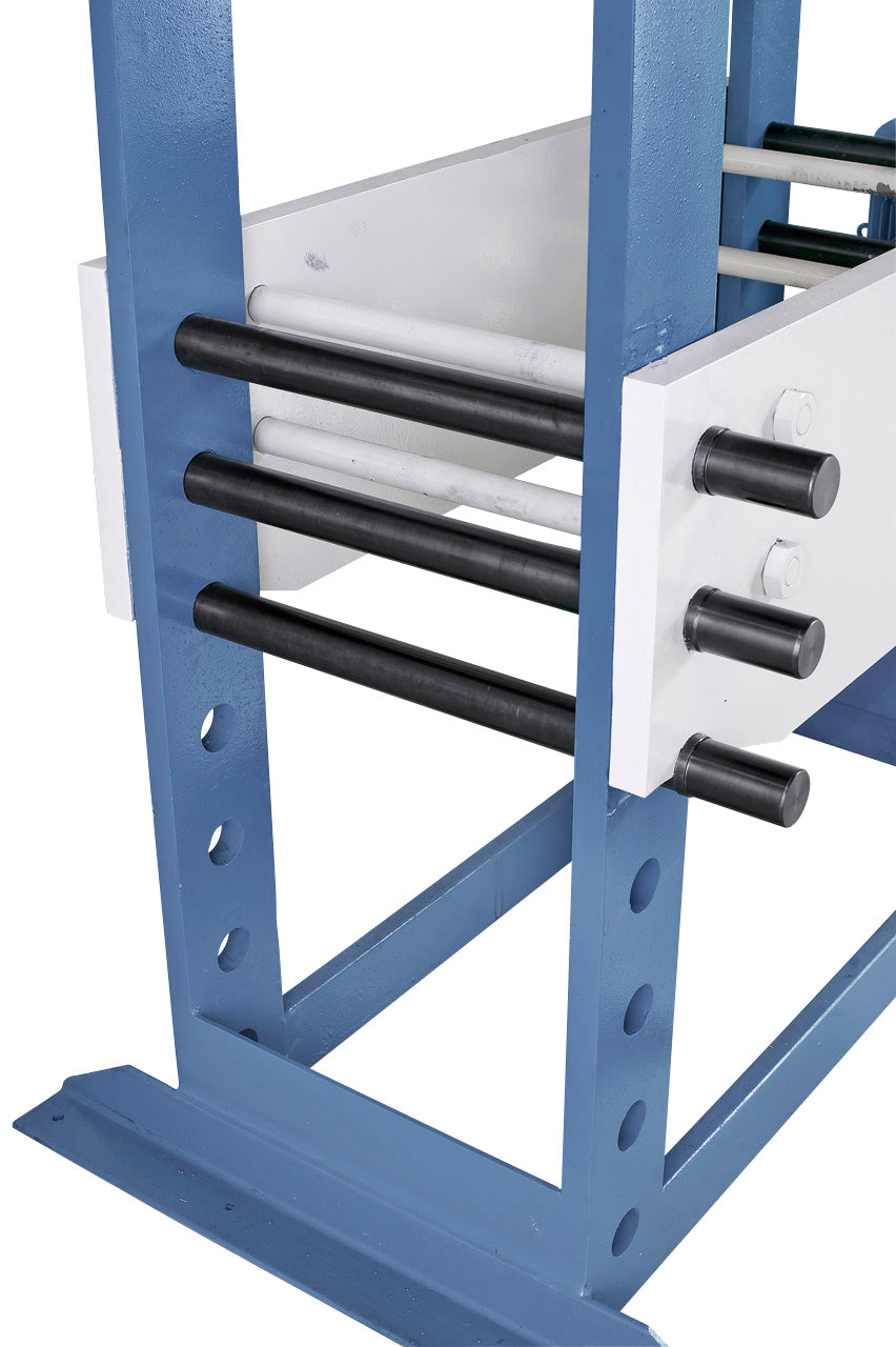 BERNARDO Hydraulische Werkstattpresse mit verschiebbarem Zylinder – Modell BRHP 150 QZ