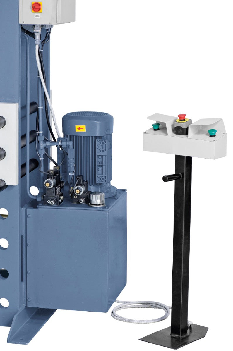 BERNARDO Hydraulische Werkstattpresse mit verschiebbarem Zylinder – Modell BRHP 250 QZ