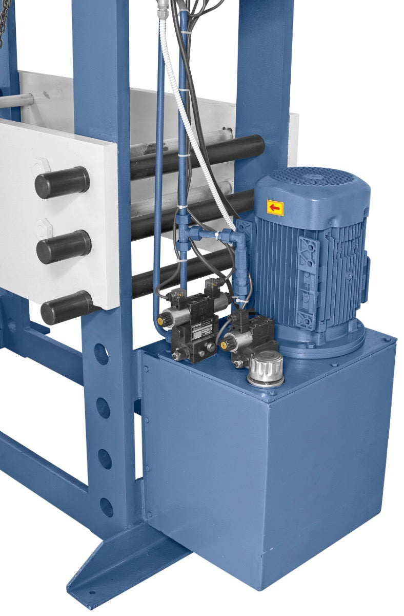 BERNARDO Hydraulische Werkstattpresse mit verschiebbarem Zylinder – Modell BRHP 250 QZ