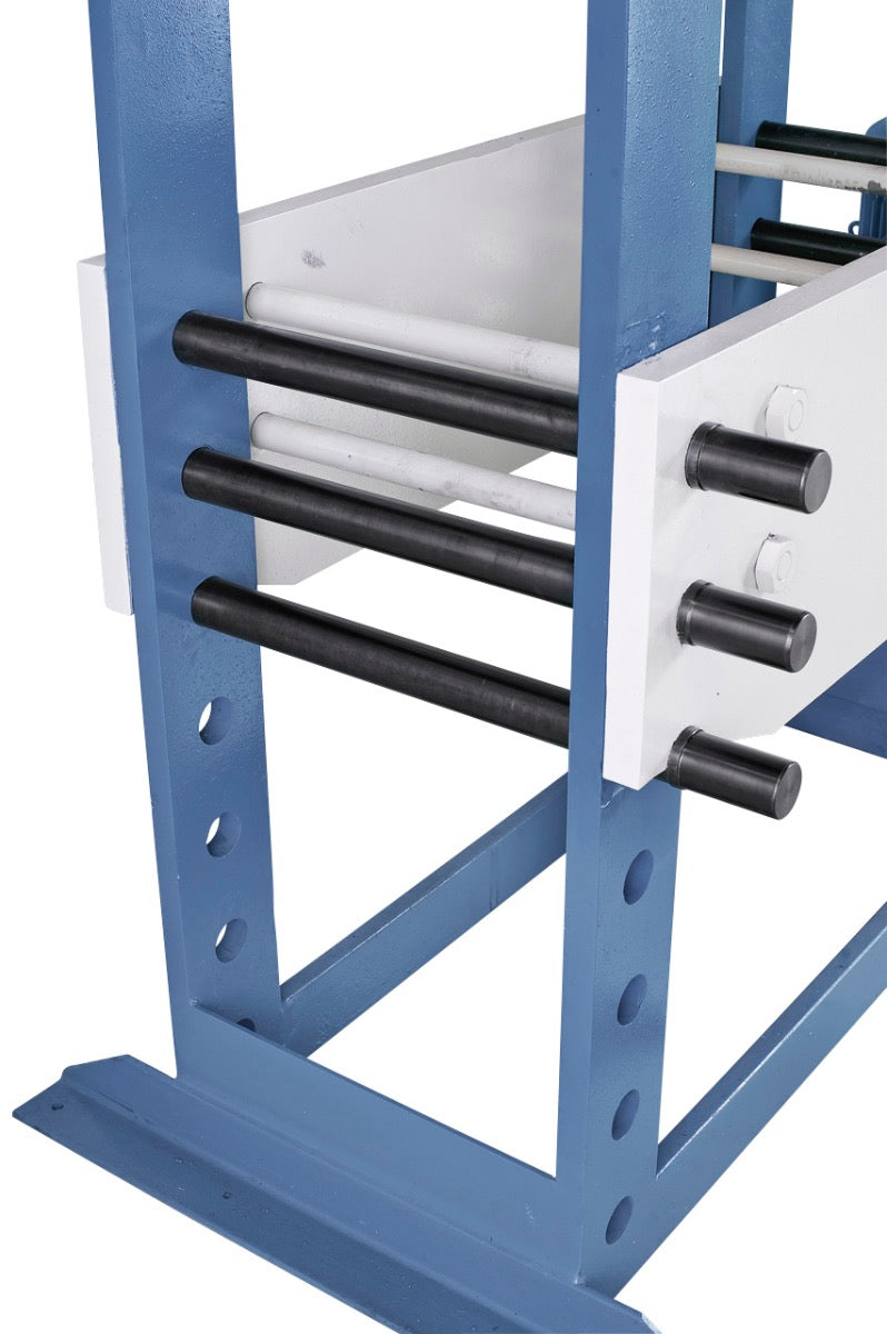 BERNARDO Hydraulische Werkstattpresse mit verschiebbarem Zylinder – Modell BRHP 250 QZ