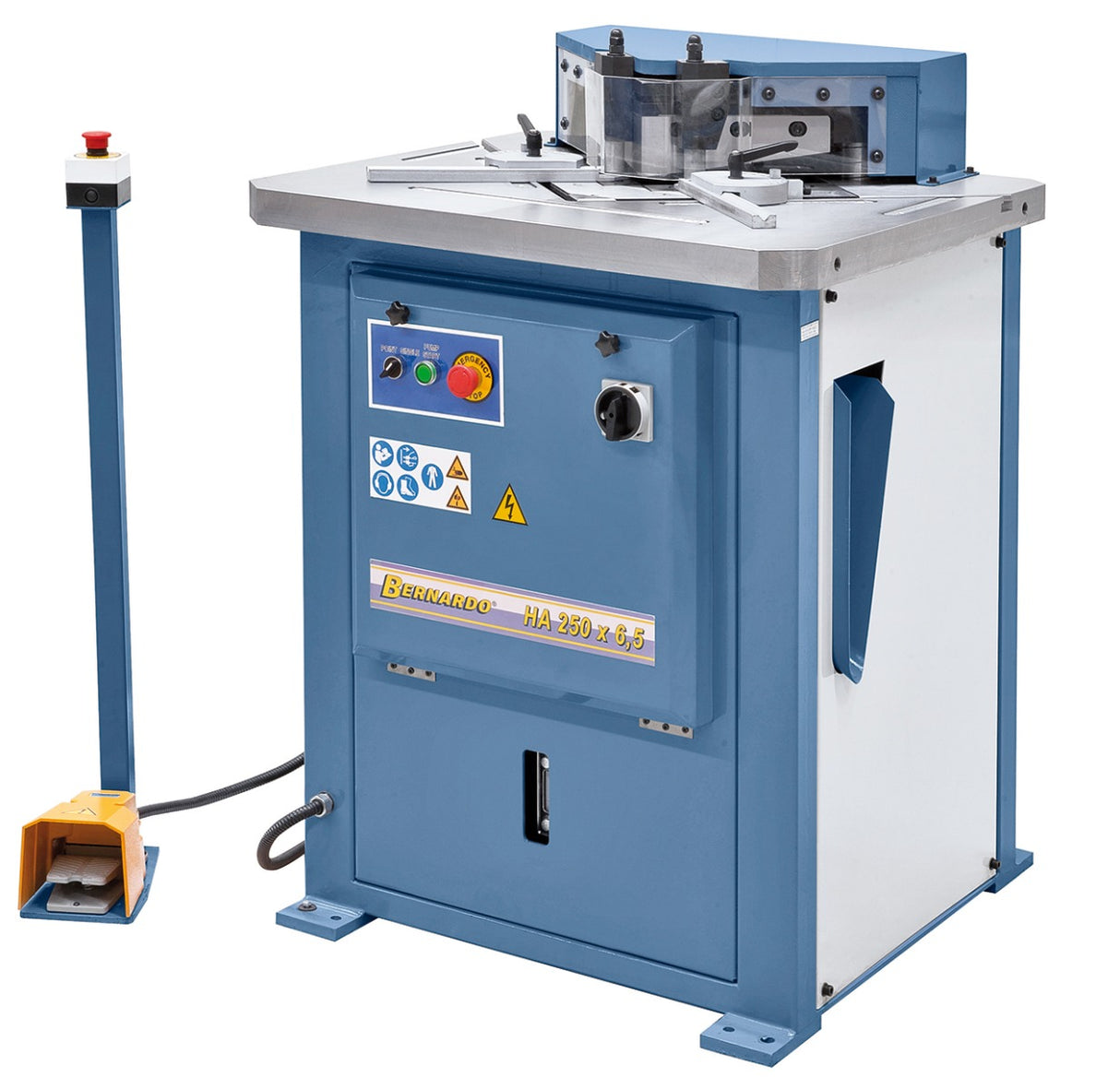 BERNARDO Hydraulische Ausklinkmaschinen – Modell HA 250 x 6,5
