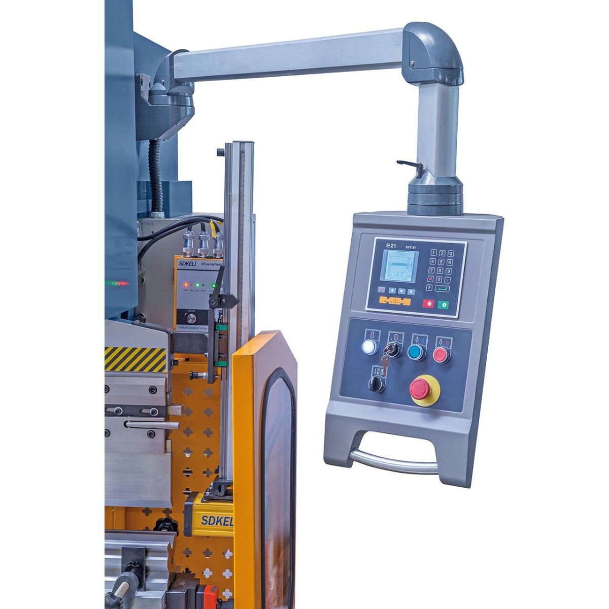 BERNARDO Hydraulische Abkantpresse – Modell AKPL 3200 x 125 mit manueller Bombiereinrichtung