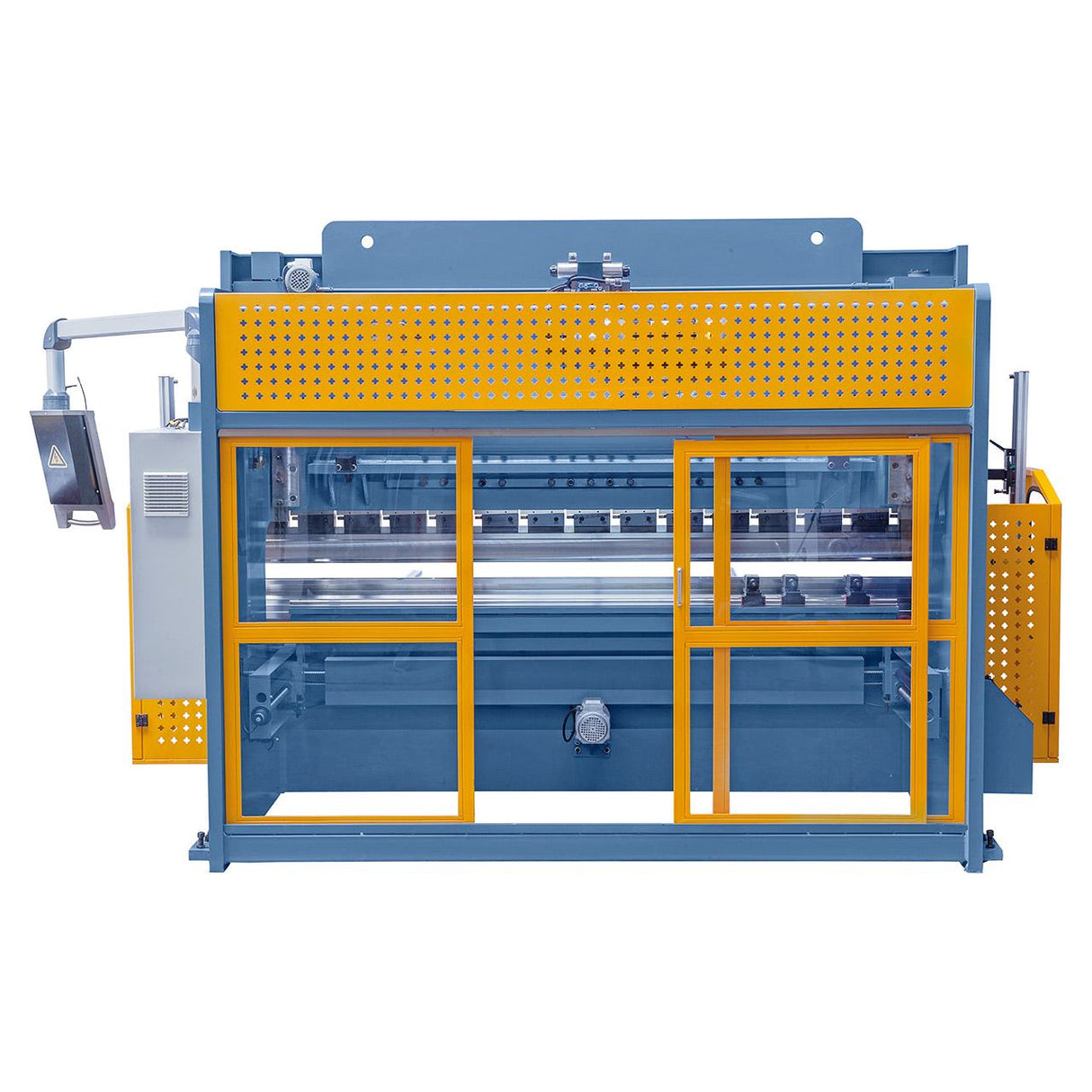 BERNARDO Hydraulische Abkantpresse – Modell AKPL 3200 x 125 mit manueller Bombiereinrichtung