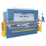 BERNARDO Hydraulische Abkantpresse – Modell AKPL 3200 x 200 mit manueller Bombiereinrichtung