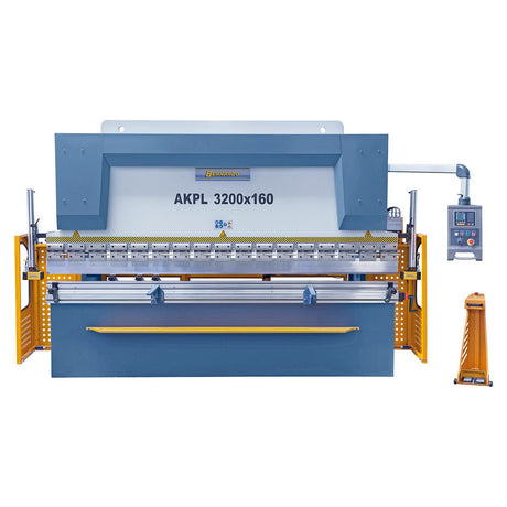 BERNARDO Hydraulische Abkantpresse – Modell AKPL 3200 x 200 mit manueller Bombiereinrichtung