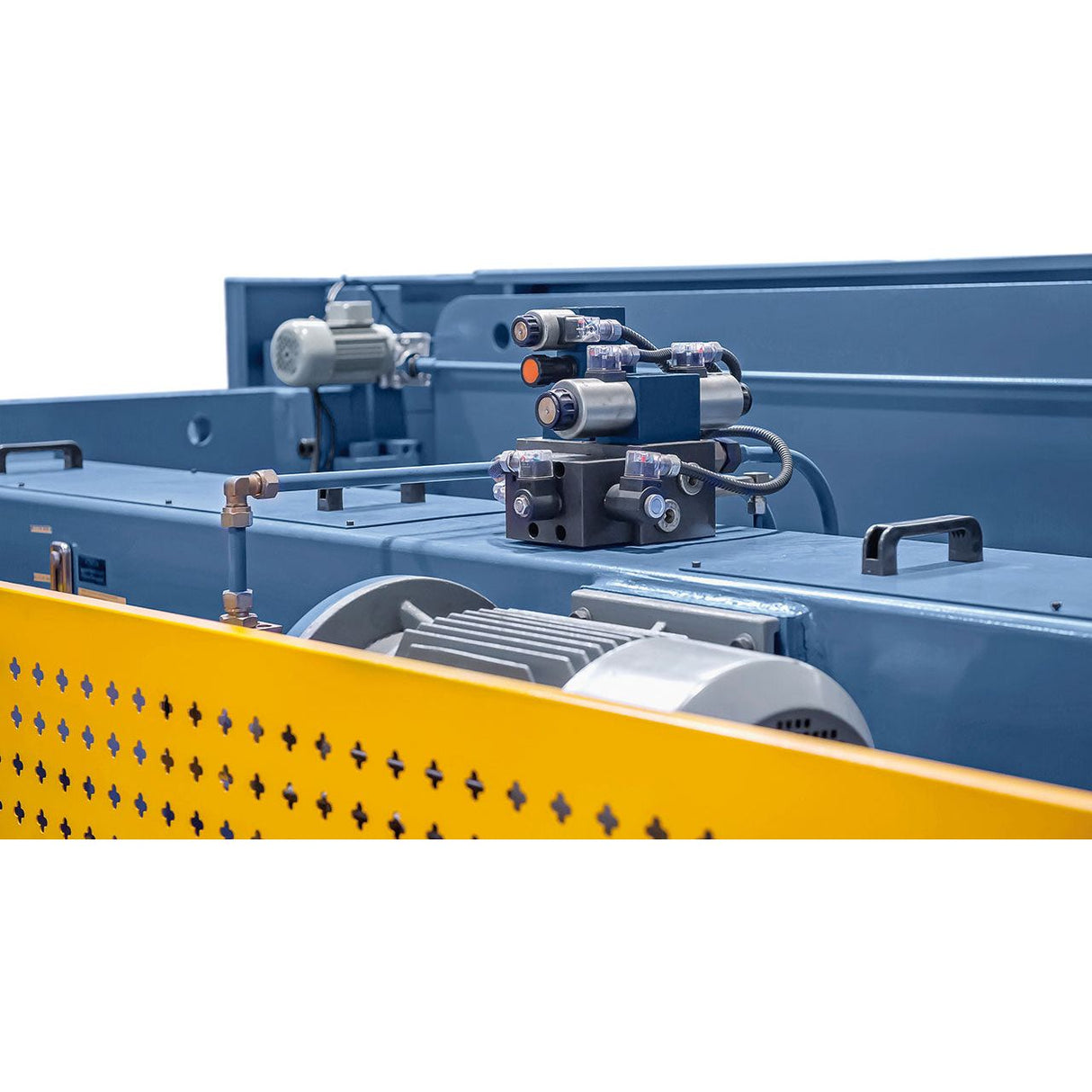 BERNARDO Hydraulische Abkantpresse – Modell AKPL 4000 x 160 mit manueller Bombiereinrichtung