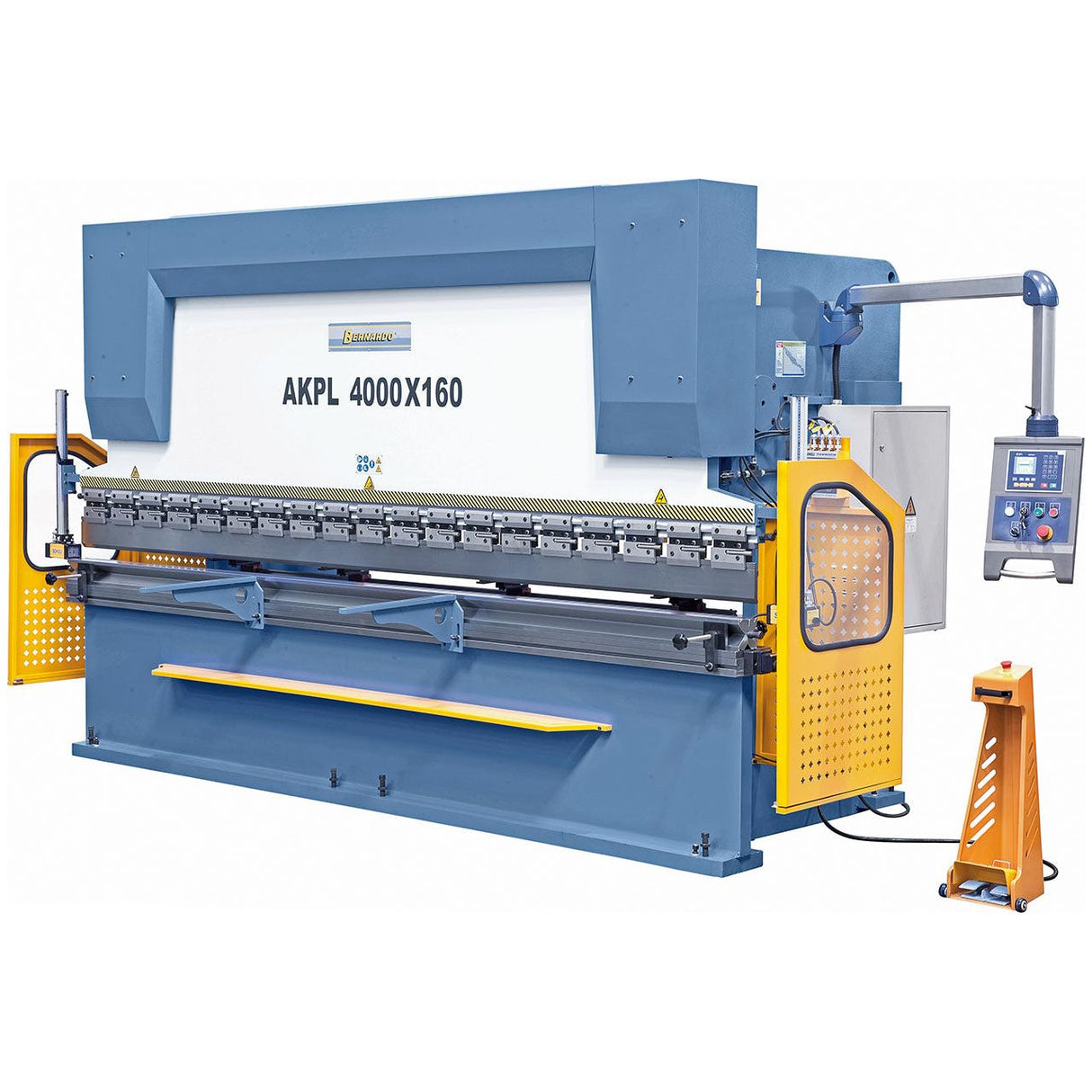BERNARDO Hydraulische Abkantpresse – Modell AKPL 4000 x 160 mit manueller Bombiereinrichtung