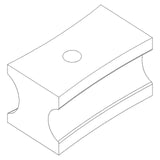 BERNARDO Zubehör für Rohrbieger – Modell Gleitschuh 1/4“ G (Ø13,8) x 1/8“ G (Ø 10,5) für BM 42 A / BM 60 A