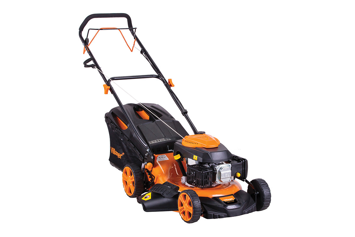 Villager ATLAS 4111 T - 4-in-1 Benzin-Rasenmäher mit 46 cm Schnittbreite & Radantrieb - VI-060170
