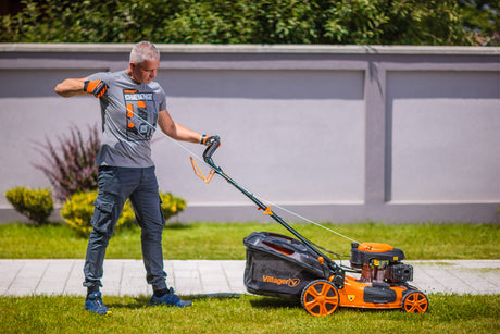 Villager ATLAS 4111 T - 4-in-1 Benzin-Rasenmäher mit 46 cm Schnittbreite & Radantrieb - VI-060170