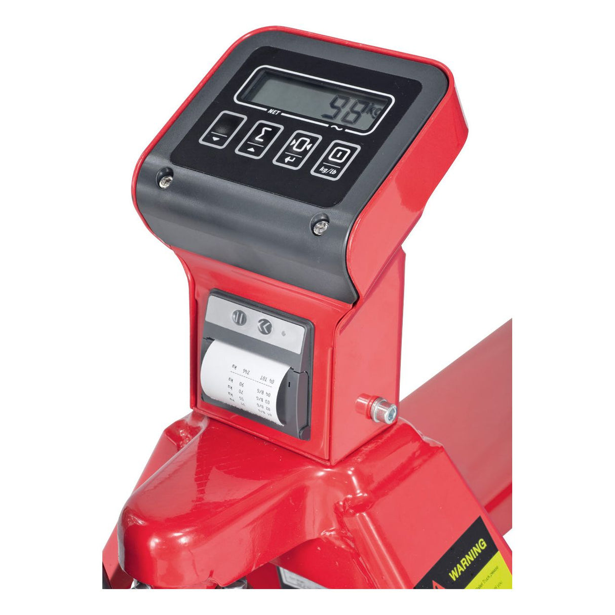 BERNARDO Palettenhubwage mit Wiegeeinrichtung und Drucker – Modell PHW 2,0 W-Print