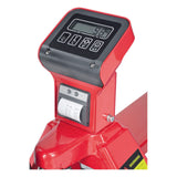 BERNARDO Palettenhubwage mit Wiegeeinrichtung und Drucker – Modell PHW 2,0 W-Print