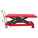 BERNARDO Hydraulik-Scherenhubtische mit großer Tischplatte – Modell TG 500