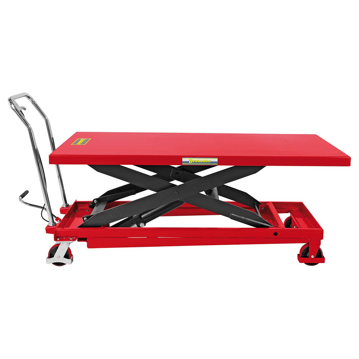 BERNARDO Hydraulik-Scherenhubtische mit großer Tischplatte – Modell TG 1000