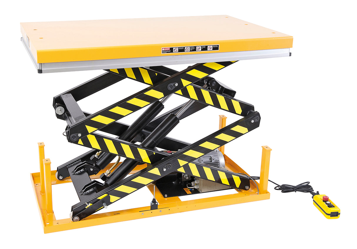 BERNARDO Stationäre Doppelscherenhubtische – Modell SSHT 1000 D