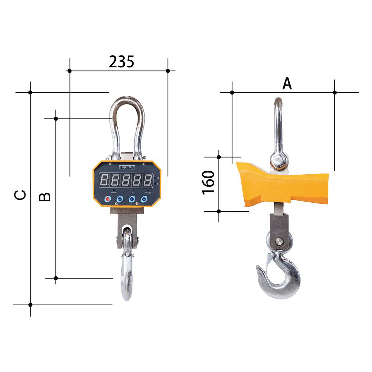 BERNARDO Kranwaage – Modell CW 10000