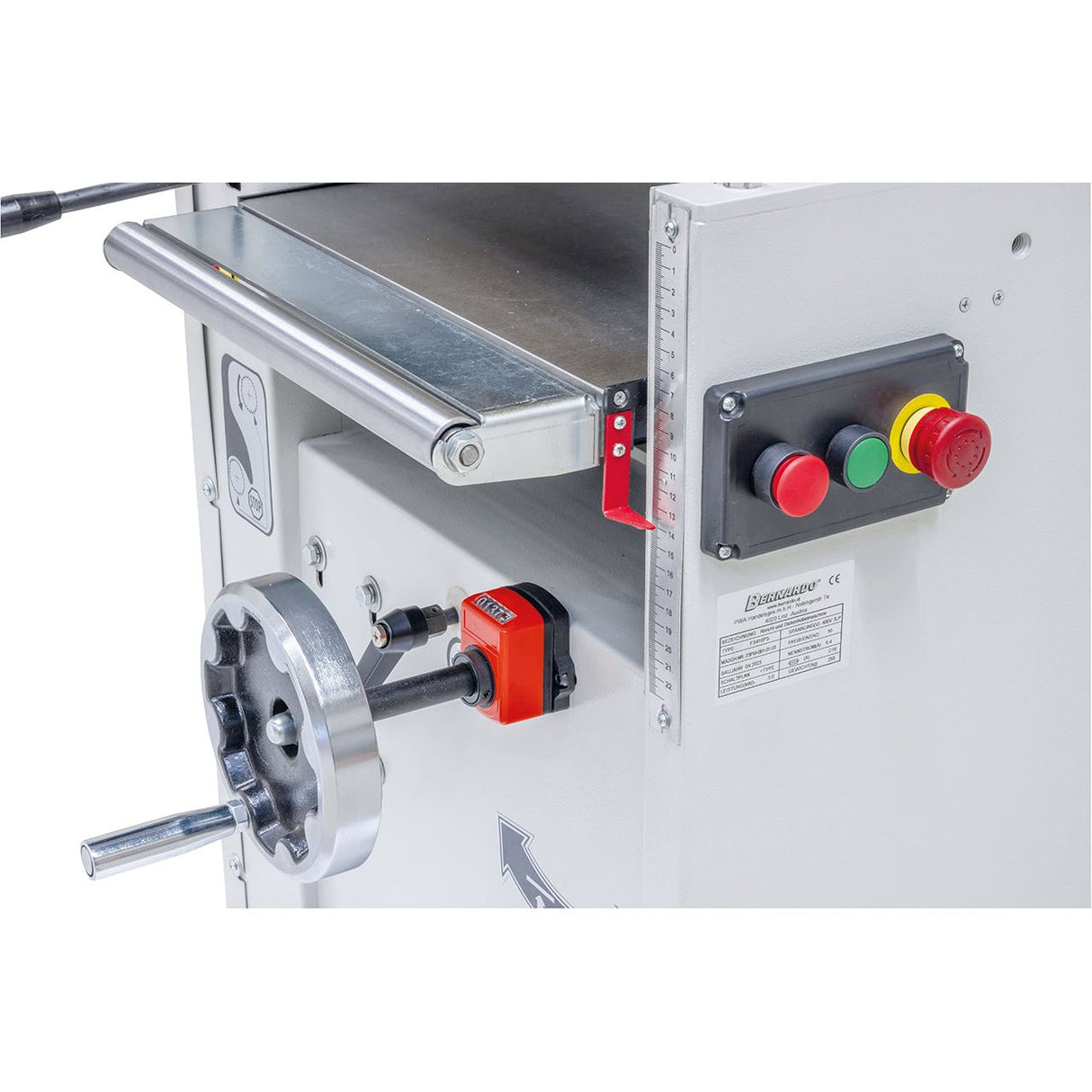 BERNARDO Abricht- und Dickenhobelmaschine mit Spiralhobelwelle – Modell FS 410 PS / 400 V