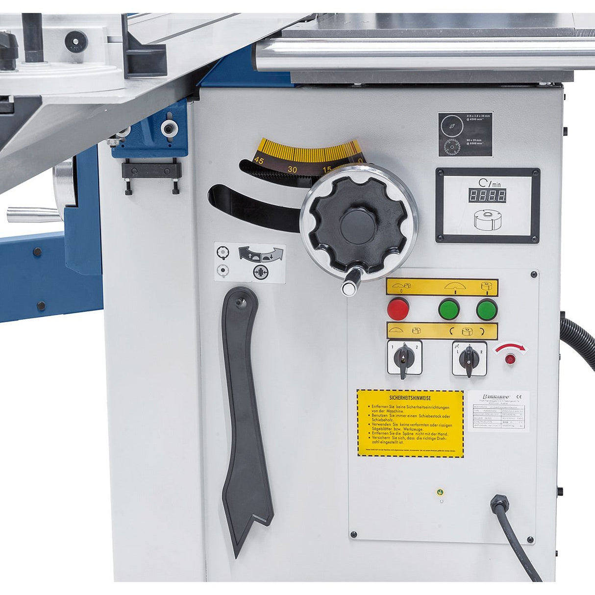 BERNARDO Format Kreissäge- Fräsmaschine – Modell PSM 2000 - 400 V
