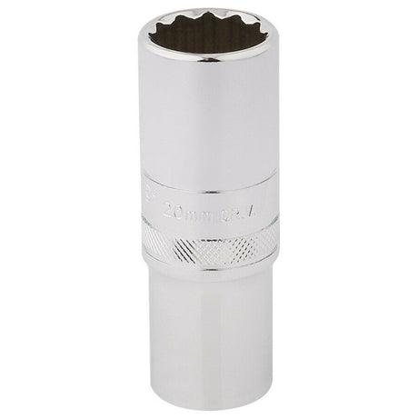 Draper Tools 1/2"  - Stecknuss, Steckschlüssel lang, 20mm, 12-seitig D33787