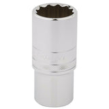 Draper Tools 1/2"  - Stecknuss, Steckschlüssel lang, 26mm, 12-seitig D33838