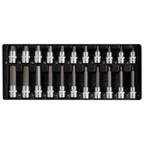 Deltach 1/2" Innensechskant-Satz, kurz+lang, 22-tlg, M-Modul 124000