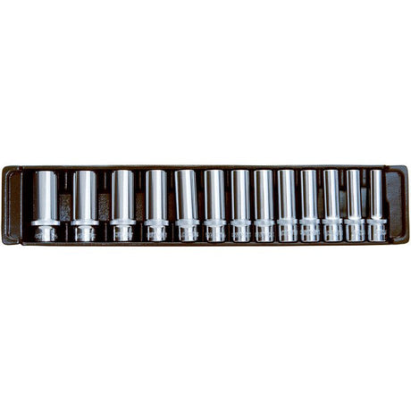 Custor 1/2" Steckschlüsselsatz lang 12-teilig, 13-teilig, S-Module CSS04013S