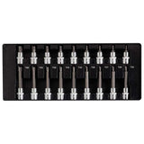 Deltach 1/2" Steckschlüsselsatz torx, kurz+lang, 18-tlg, Modul M 122000