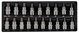 Deltach 1/2" Steckschlüsselsatz Vielzahn/ Reibe, 19-teilig, S-Modul 127000