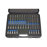 Deltach 1/2" Steckschlüsselsatz Vielzahn/Spline im Koffer, 30 Stück 501214