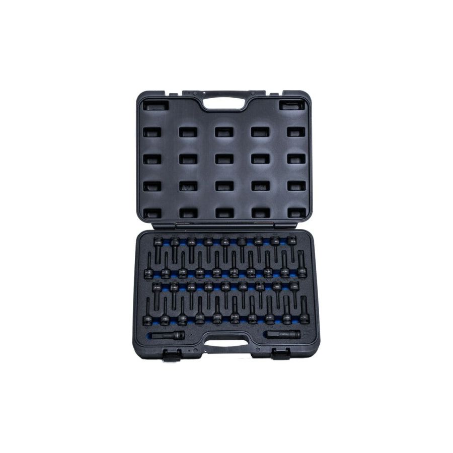 Steiner Airtools 1/2" Kraft-Steckschlüsselsatz Torx/Einsatz/Velzahn/Rippe, 40-tlg. SK6935CM