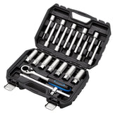 Draper Tools 1/2" Stoßdämpfer Montage- und Demontagesatz, 19tlg D13604