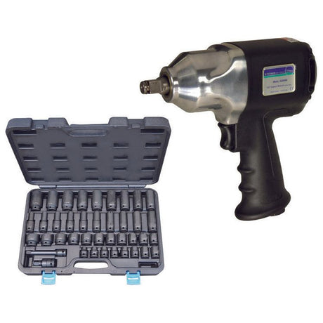 Steiner Airtools 1/2" Schlagschrauber + Steckschlüsselsatz SR5290SP