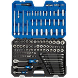 Draper Tools 1/4"+3/8"+1/2" Steckschlüsselsatz INCH + metrisch, 150tlg. D16460