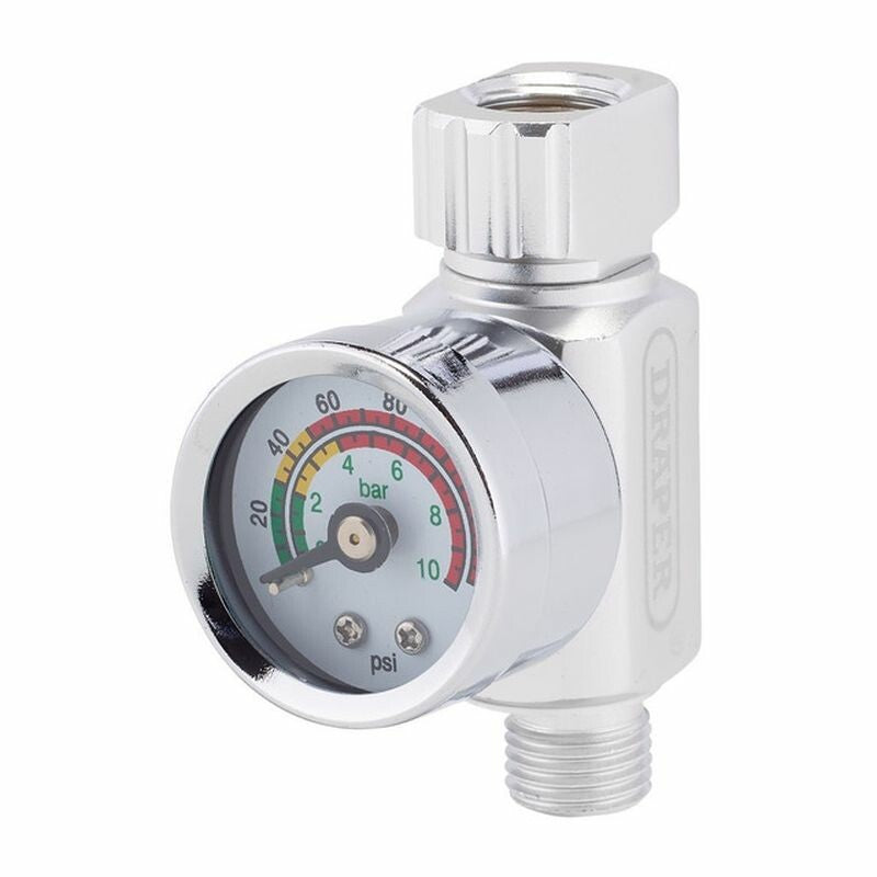 Draper Tools 1/4" Luftregler, Manometer D28377