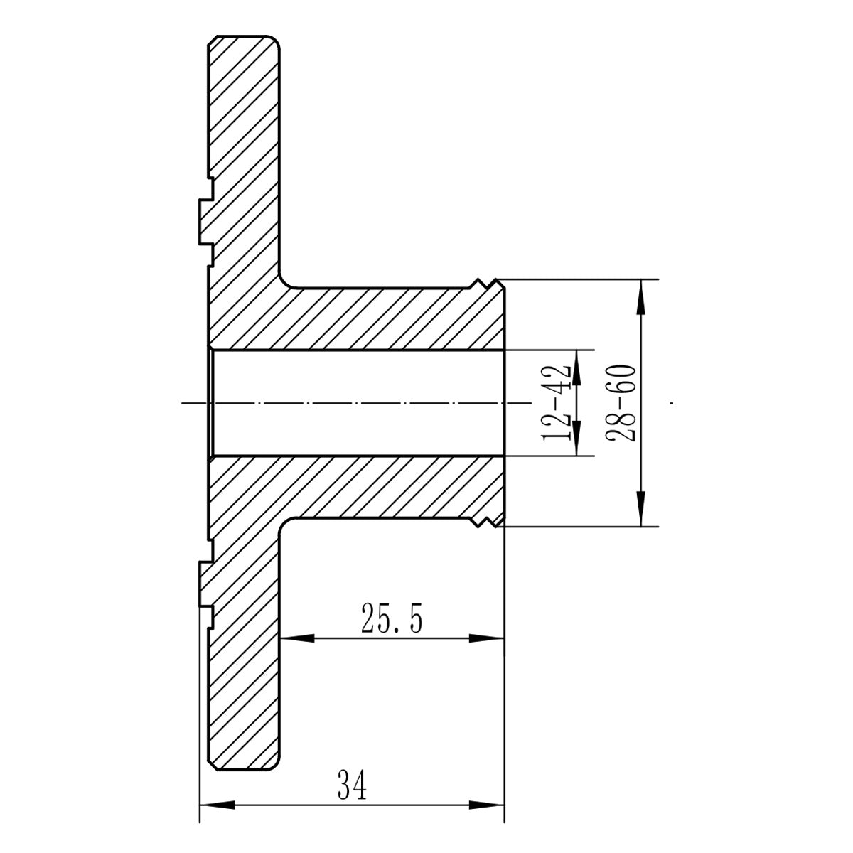 BERNARDO Zubehör Drechselmaschine – Modell Spannfutter-Set Premium M 95