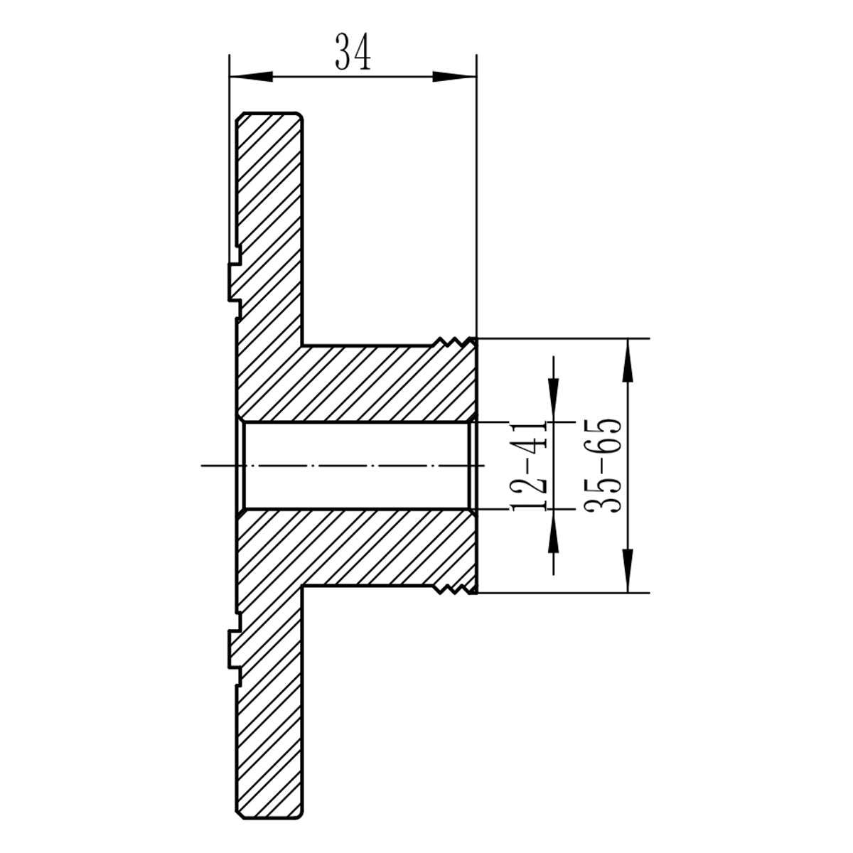 BERNARDO Zubehör Drechselmaschine – Modell Spannfutter-Set Premium M 115