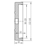 BERNARDO Zubehör Drechselmaschine – Modell Spannfutter-Set Premium M 115
