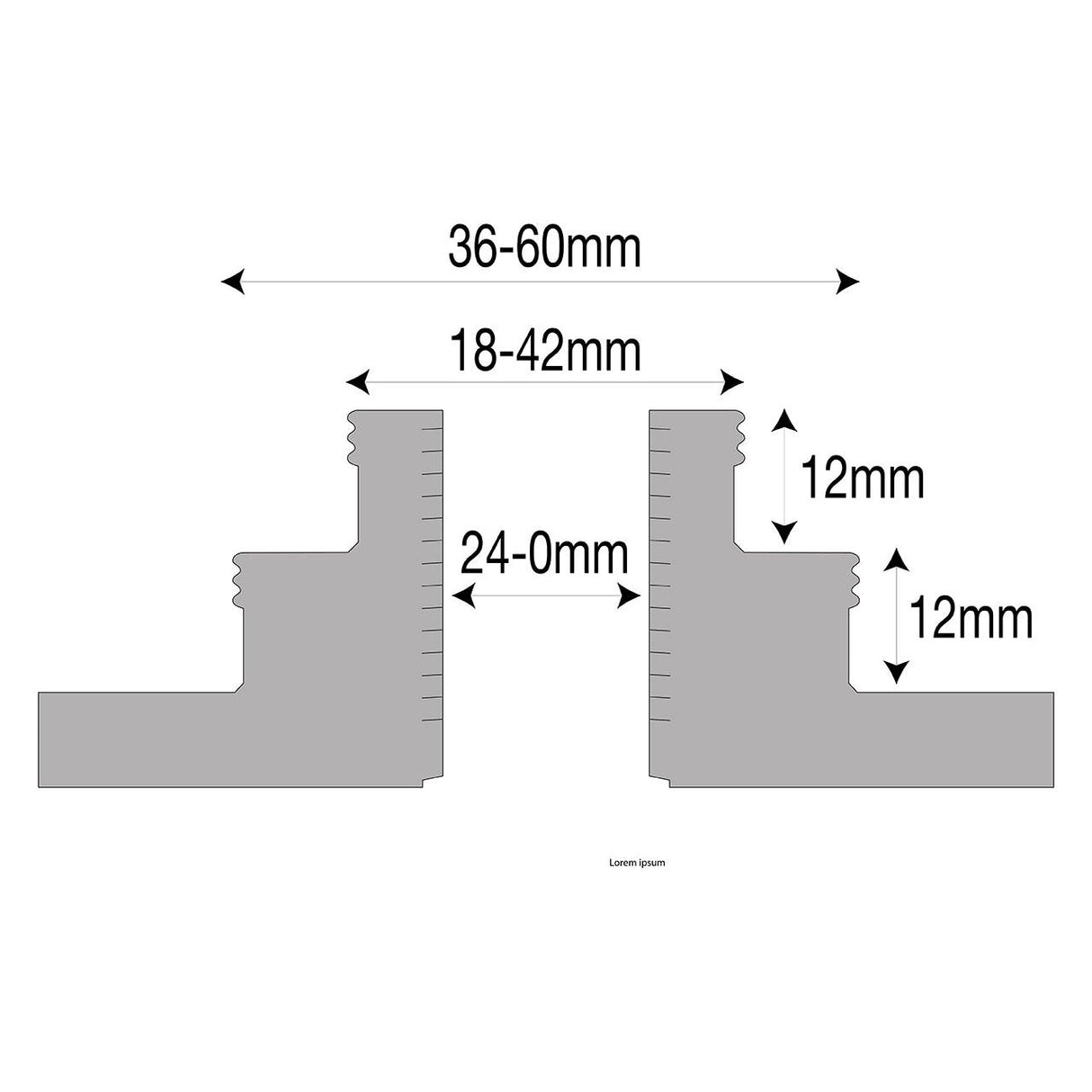 BERNARDO Spannfutter – Modell Stufenbacke f. Spannfutter M 70