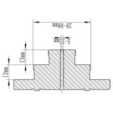 BERNARDO Spannfutter – Modell Stufenbacke f. Spannfutter M 115