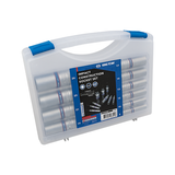 KING TONY Profi-Werkzeuge - Steckschlüsselsatz lang für 6-Kant-Schrauber 1/4“ - 10-teilig 1010CMR