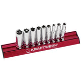 Kraftwerk PRO LINE MAGALU 1/4" Steckschlüsseleinsatz Aussen Sechskant, lang, 3/16" - 1/2", 9-tlg