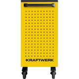 Kraftwerk Werkstattwagen mit Werkzeug bestückt „Made in Germany" Modell BASIC LINE VDE-Wagen BT700, 7 Schubladen, 116-tlg