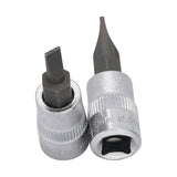 Kraftwerk PRO LINE 1/4" Schraubendreher-Steckschlüsseleinsatz Schlitz, 6,5 mm