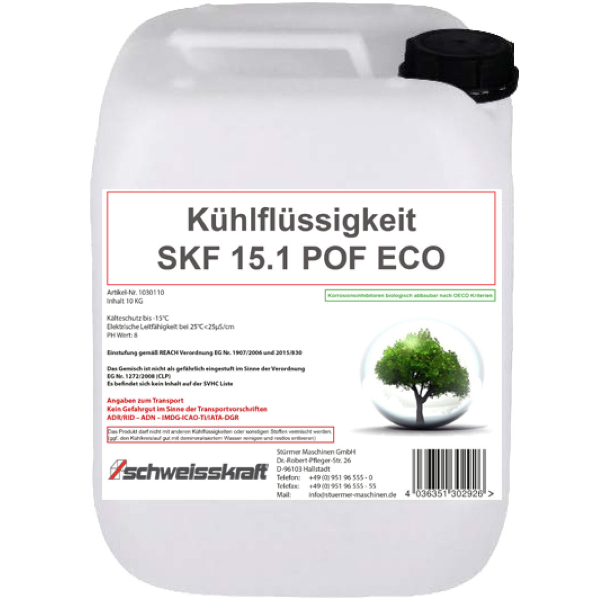 Schweisskraft Kühlflüssigkeit SKF 15 / 5 l – Variante 1 - SM-1030105
