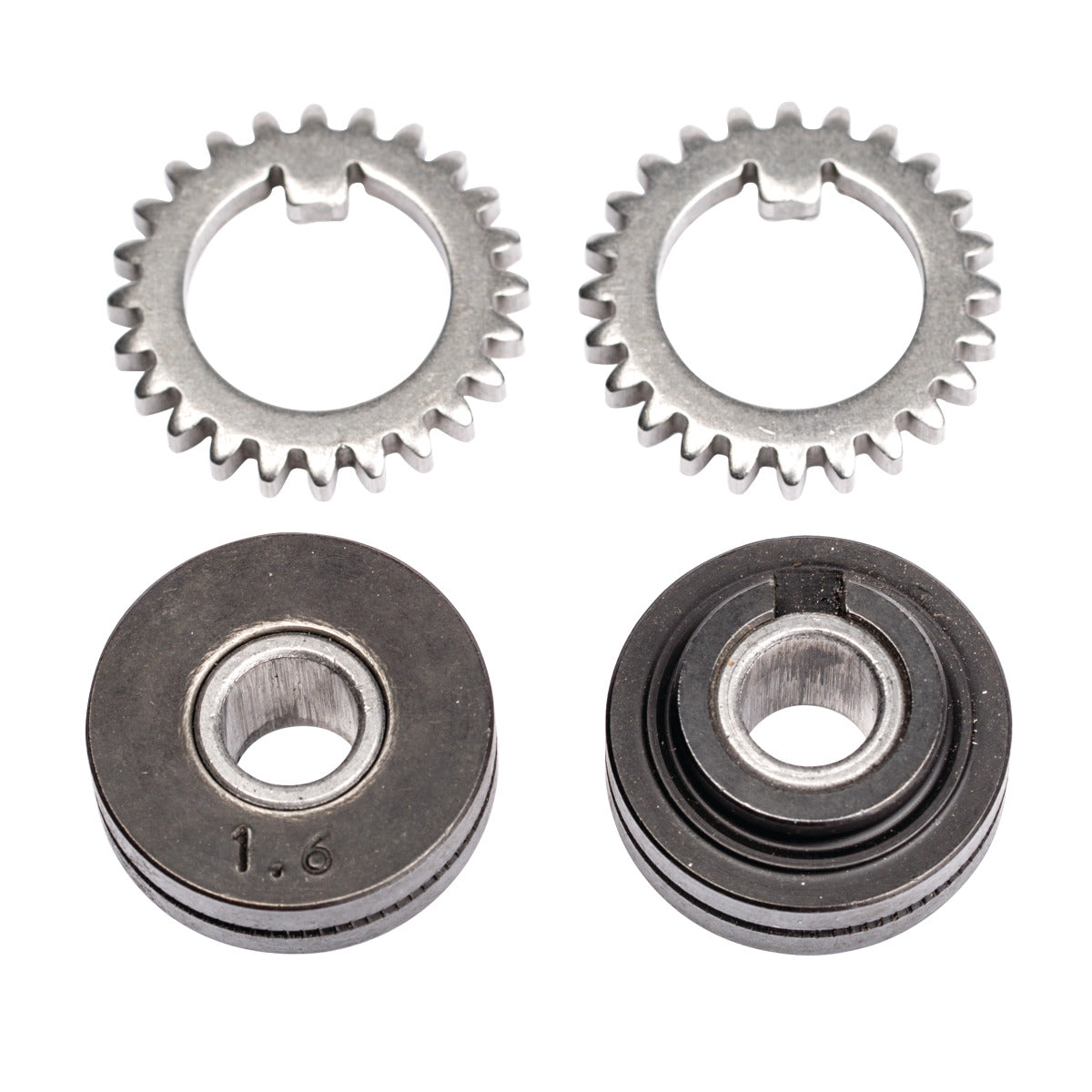 Schweisskraft Vorschubrollenpaar mit Zahnkranz für Röhrchendraht, 1,6 mm - Art. 1033616