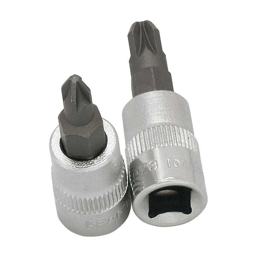 Kraftwerk PRO LINE 1/4" Schraubendreher-Steckschlüsseleinsatz Pozidriv, PZ 0