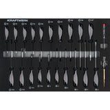 Kraftwerk BASIC LINE Schraubendreher, EVA-Einlage, 60 x 40 cm, 22-tlg