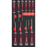 Kraftwerk PRO LINE Schraubendreher Set, TX, TORX, EVA-Einlage, 20 x 40 cm, 10-tlg